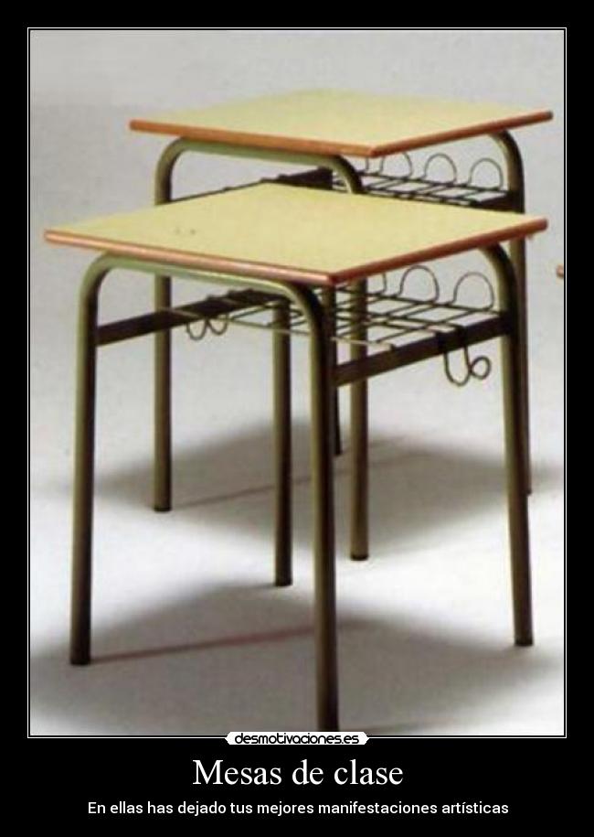 Mesas de clase -