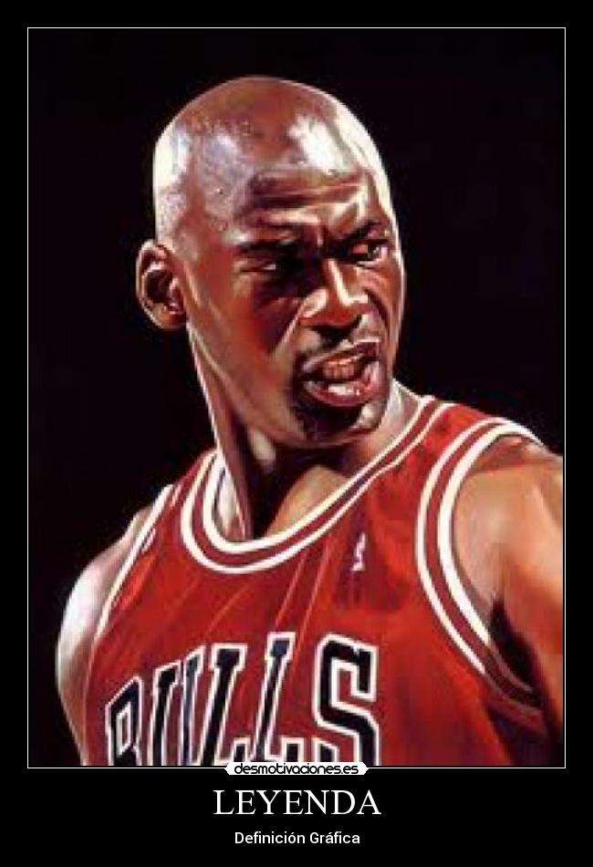 carteles michael jordan leyenda motiva desmotivaciones