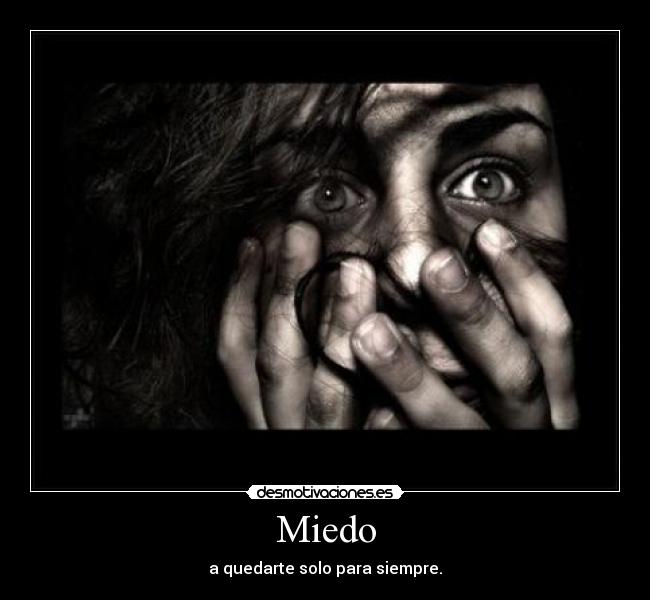carteles miedo miedo desmotivaciones