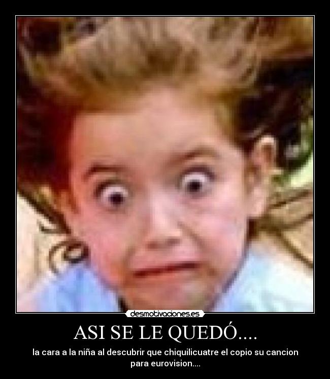 ASI SE LE QUEDÓ.... -