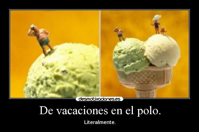 De vacaciones en el polo. - 