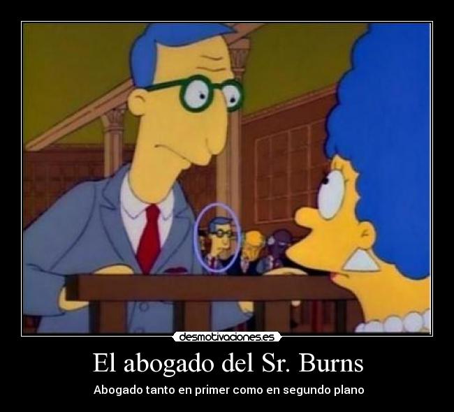 El abogado del Sr. Burns - 