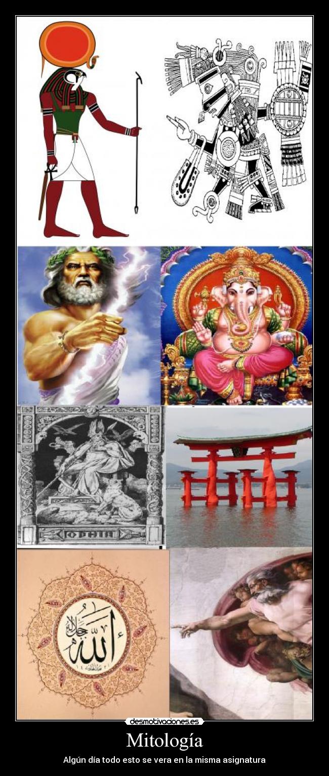 Mitología - Algún día todo esto se vera en la misma asignatura