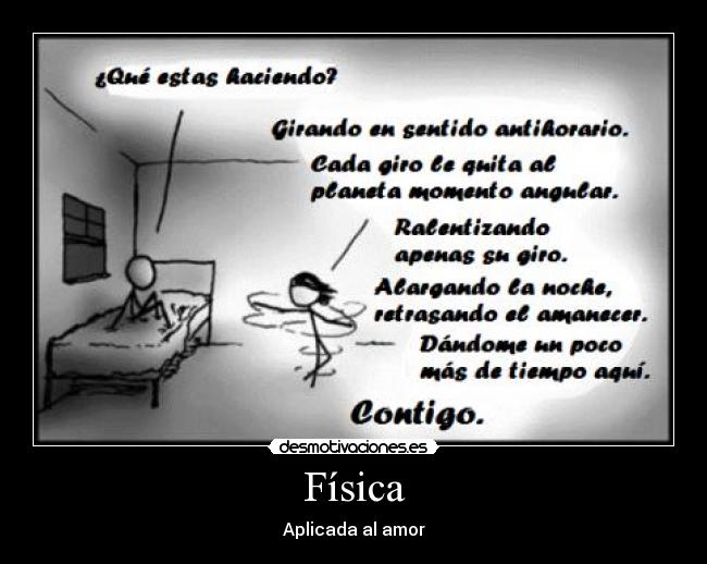 carteles fisica momento angular contigo desmotivaciones