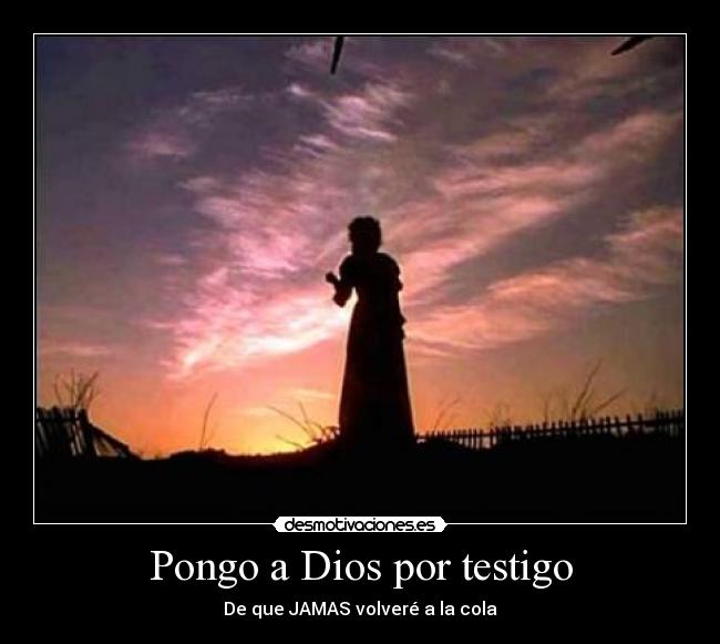 Pongo a Dios por testigo - 