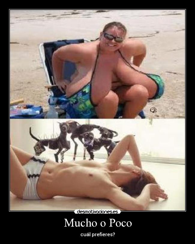 Mucho o Poco - cuál prefieres?