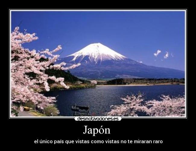 Japón - el único país que vistas como vistas no te miraran raro