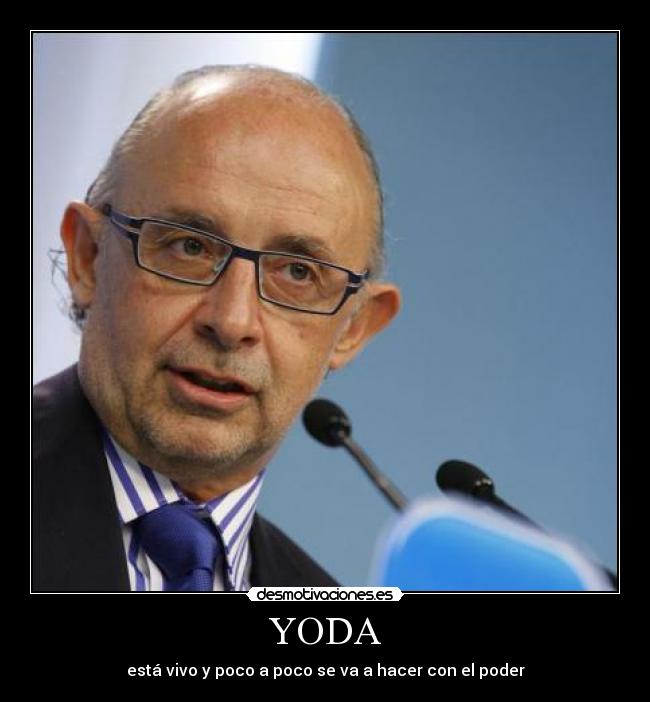 YODA - está vivo y poco a poco se va a hacer con el poder
