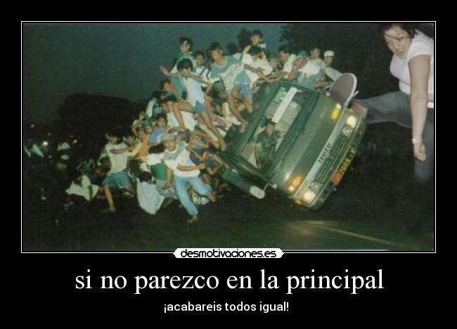 si no parezco en la principal - 