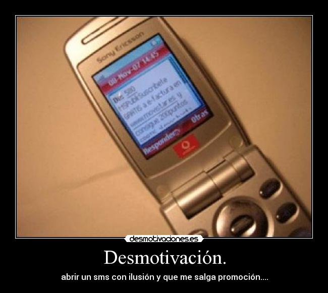 carteles sms promocion desmotivaciones