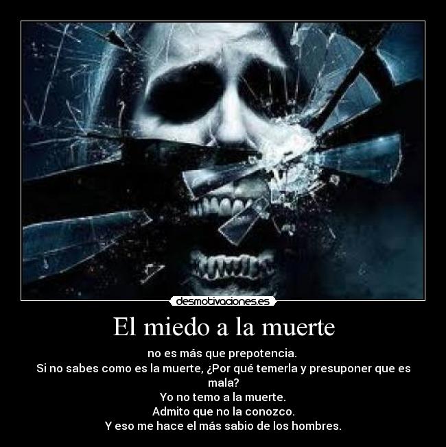 El miedo a la muerte - 