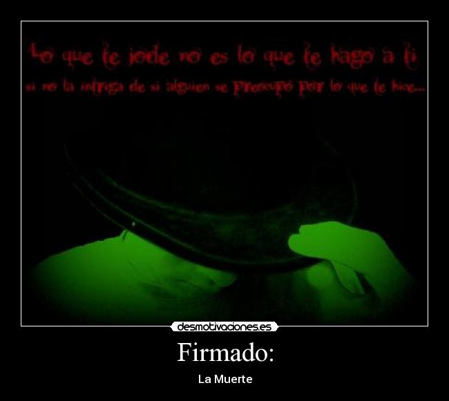 Firmado: -