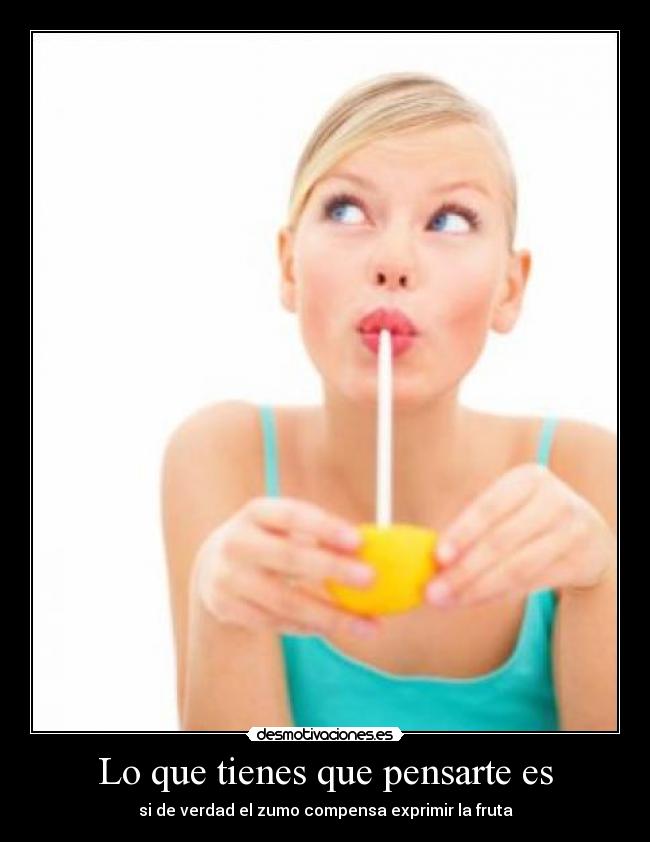 carteles zumo desmotivaciones