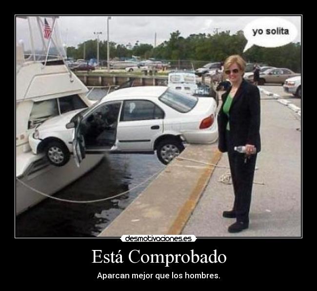 carteles mujer volante desmotivaciones