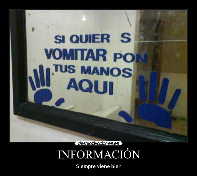 INFORMACIÓN - Siempre viene bien