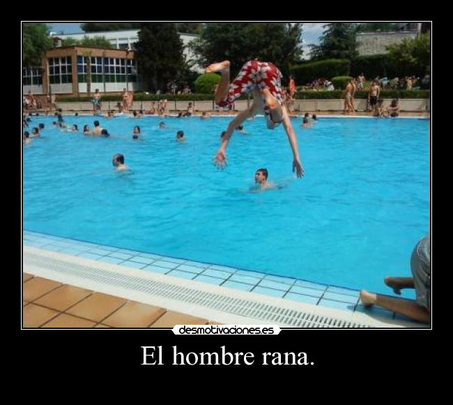 El hombre rana. -