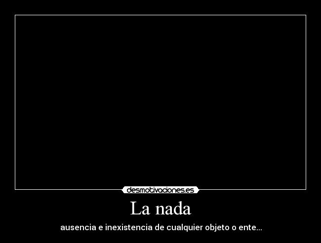 La nada - 