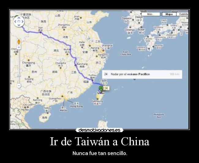 Ir de Taiwán a China - Nunca fue tan sencillo.