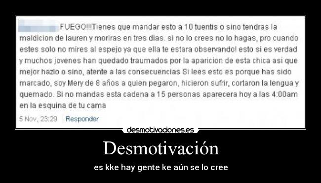 Desmotivación -