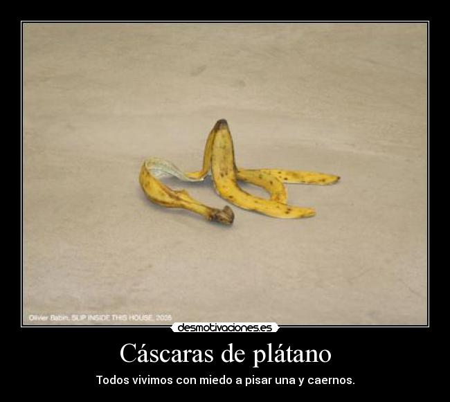 Cáscaras de plátano -