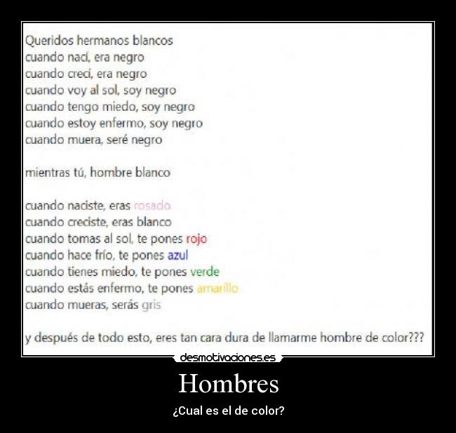 Hombres -