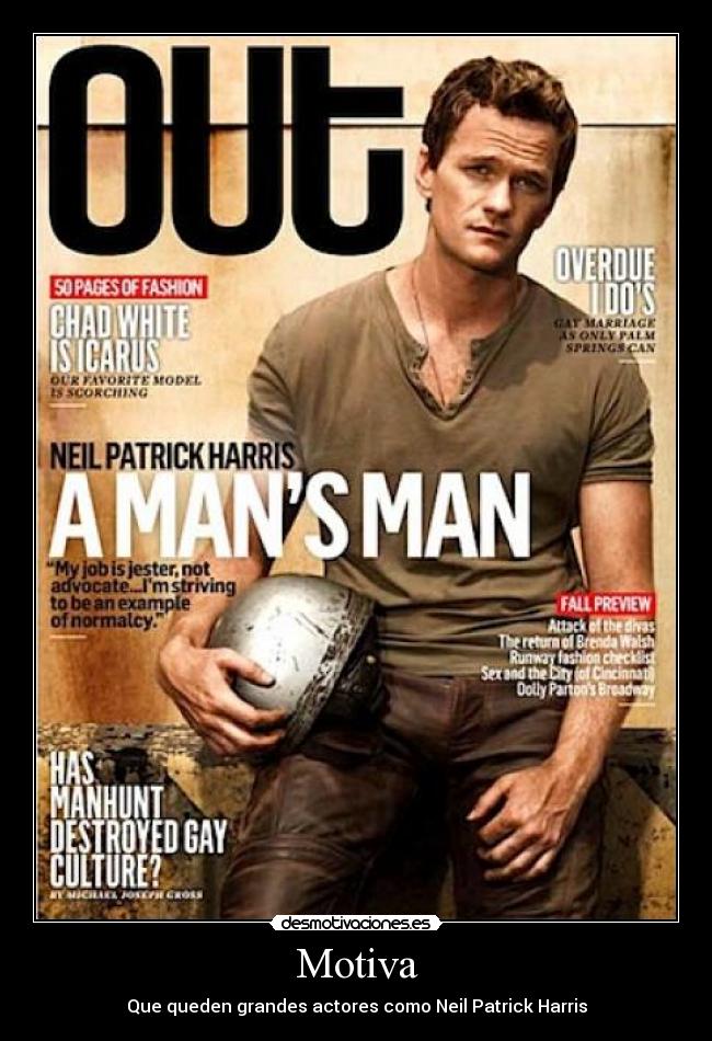 Motiva - Que queden grandes actores como Neil Patrick Harris