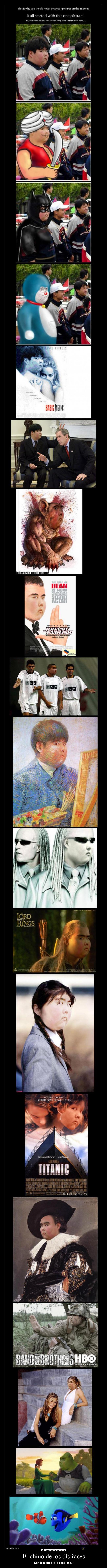 El chino de los disfraces -