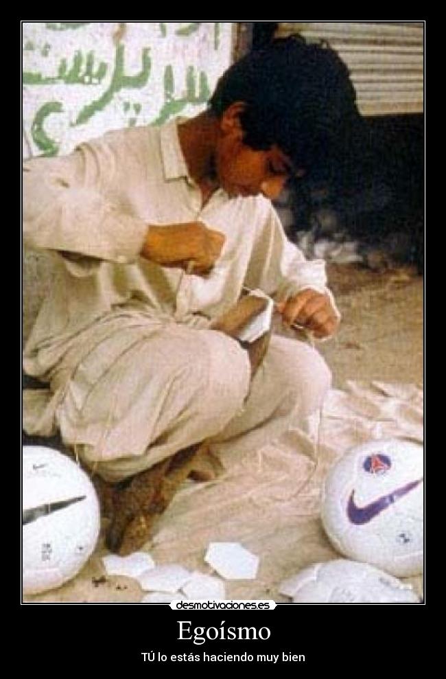 Egoísmo - TÚ lo estás haciendo muy bien