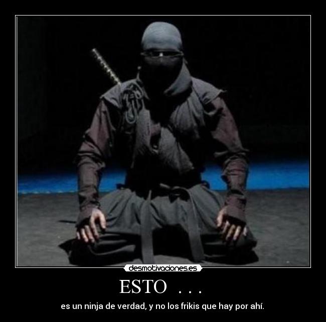 carteles ninja frikis desmotivaciones