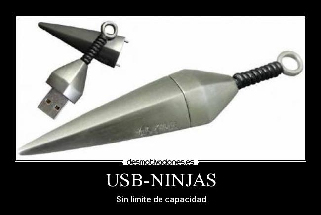 USB-NINJAS - Sin limite de capacidad