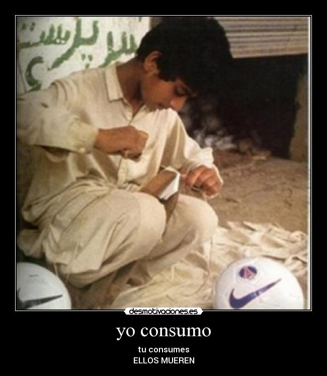 yo consumo -