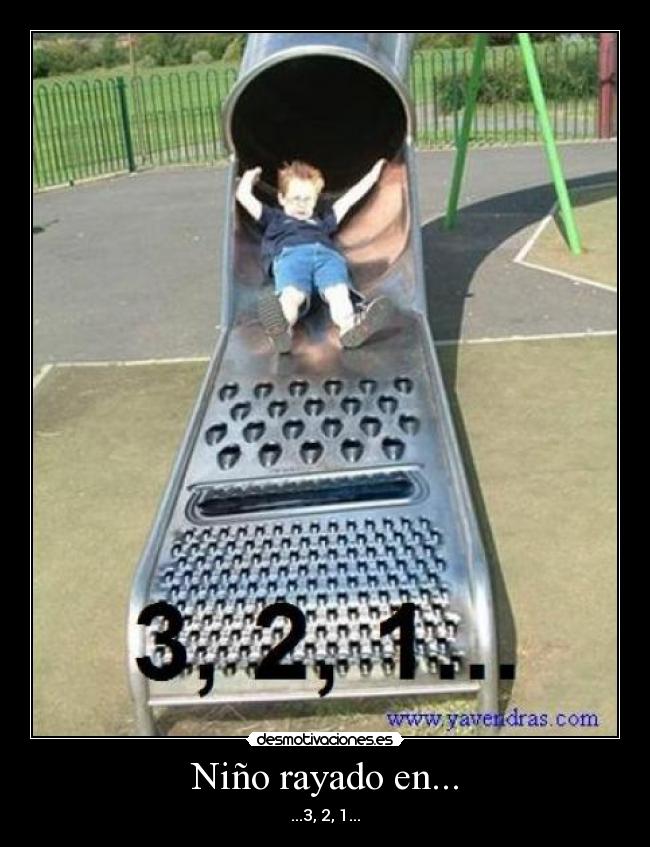 Niño rayado en... -