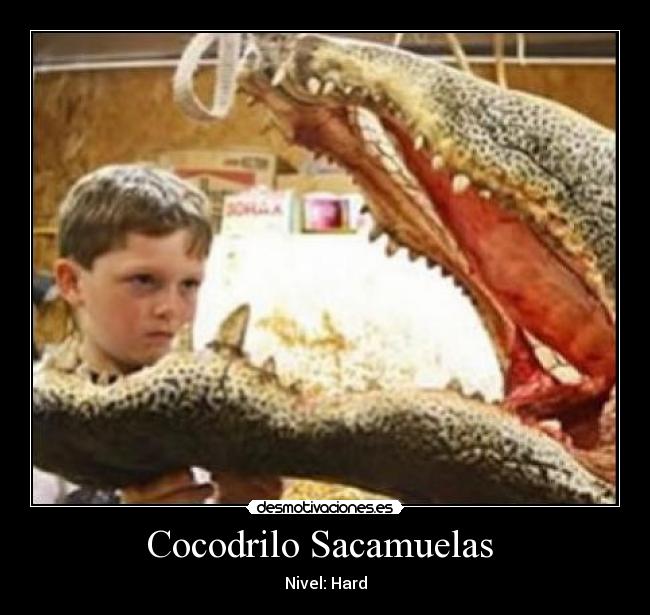 Cocodrilo Sacamuelas -