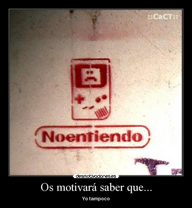 carteles nintendo desmotivaciones