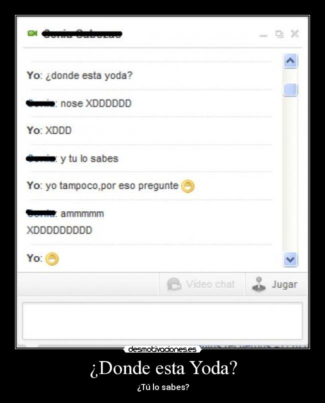 ¿Donde esta Yoda? -