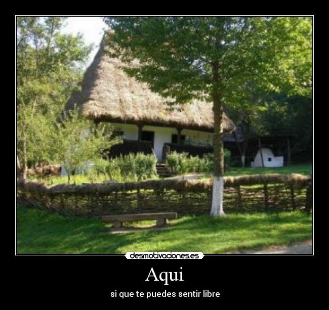 Aqui - si que te puedes sentir libre