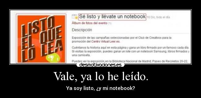 carteles notebook tuenti desmotivaciones