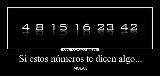 Si estos números te dicen algo... -