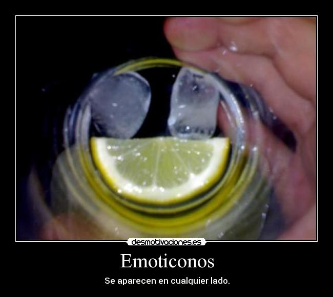 Emoticonos - Se aparecen en cualquier lado.