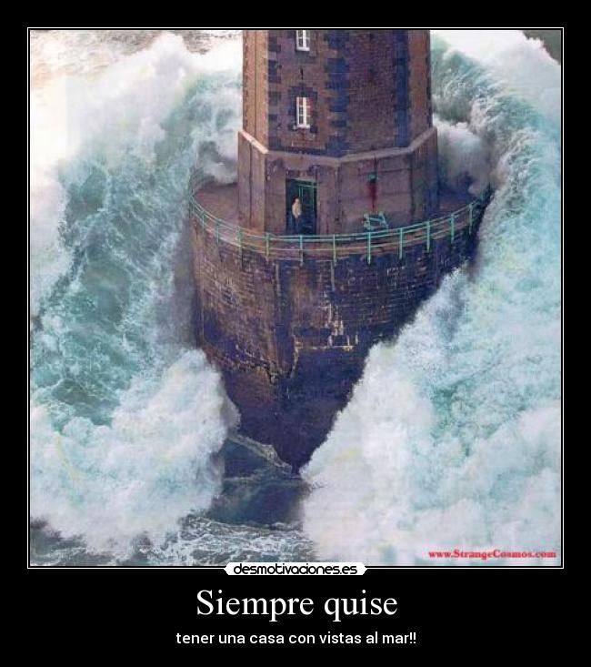 carteles faro ola mar desmotivaciones