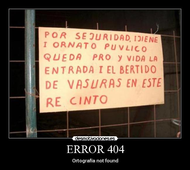 ERROR 404 - 