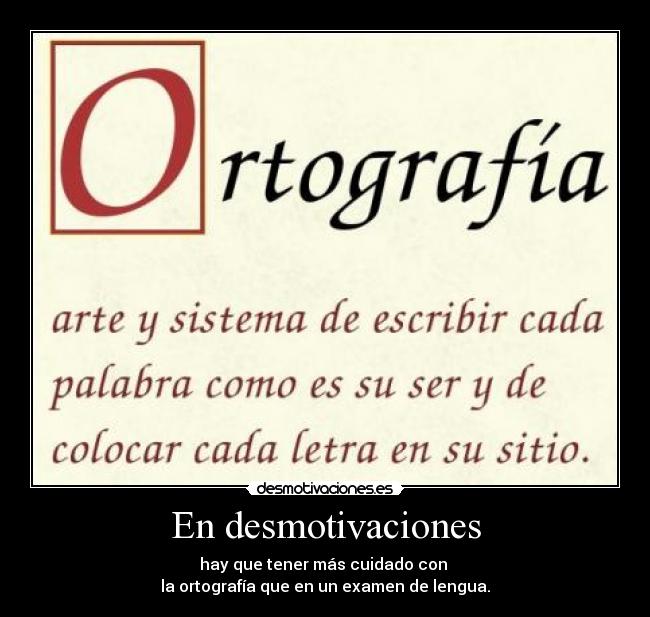 En desmotivaciones - 