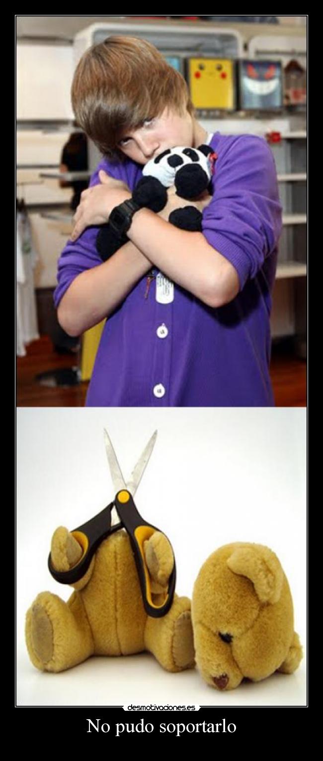 No pudo soportarlo -