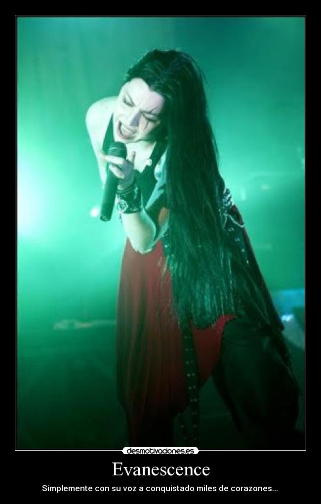 Evanescence - Simplemente con su voz a conquistado miles de corazones... 