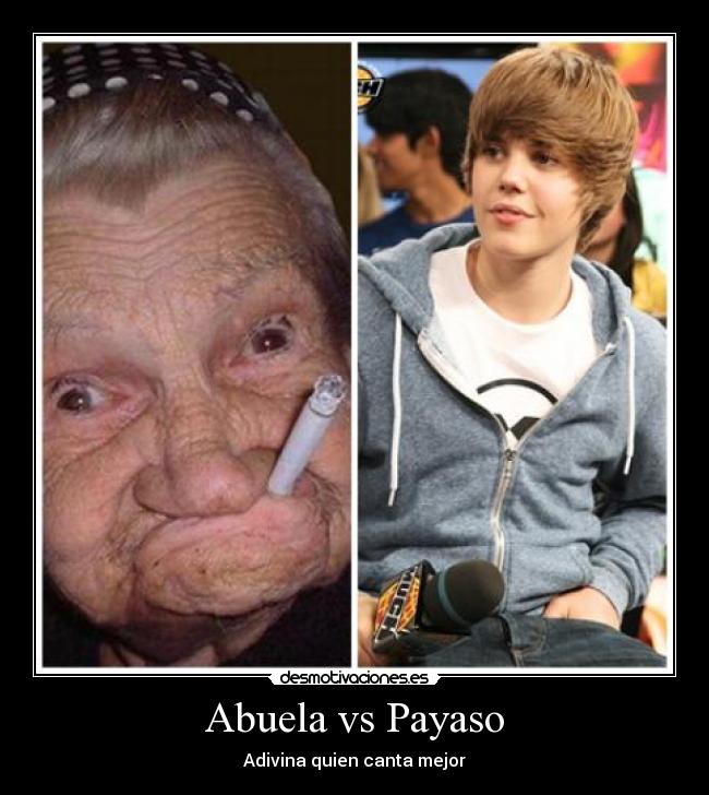 Abuela vs Payaso - Adivina quien canta mejor