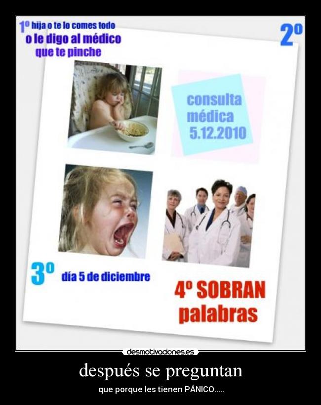 carteles medicos desmotivaciones