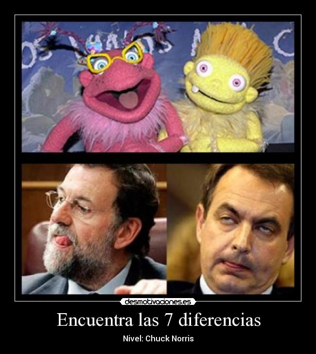 Encuentra las 7 diferencias - Nivel: Chuck Norris