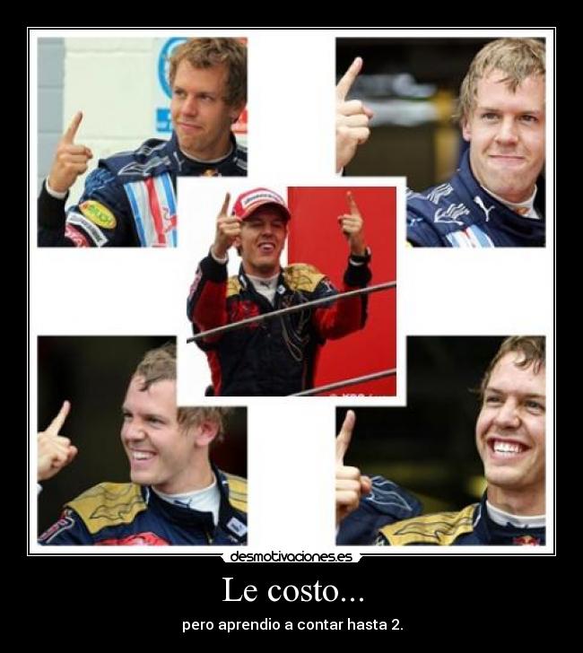 carteles sebastian vettel desmotivaciones