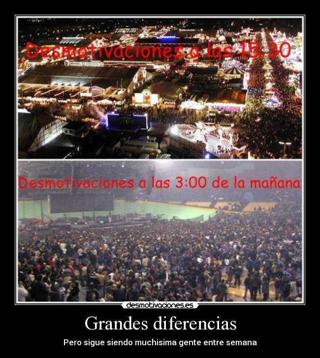 Grandes diferencias -