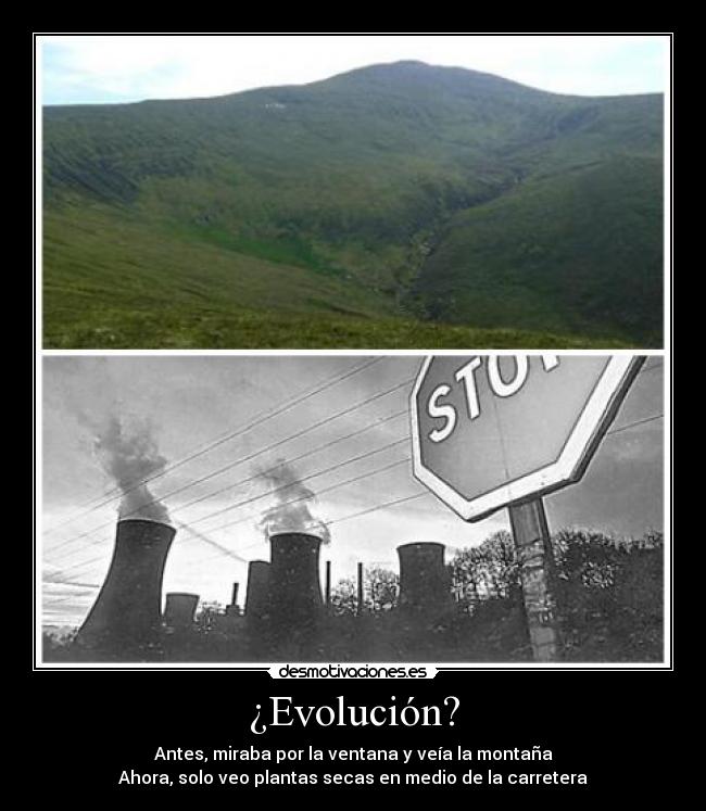 ¿Evolución? -